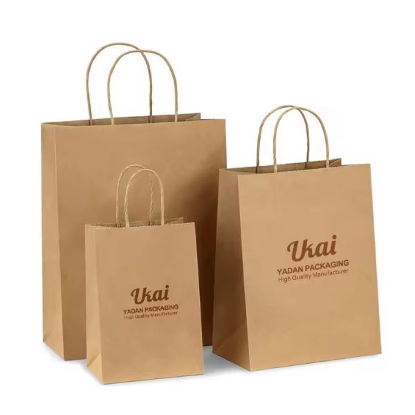 High Quality Customize Kraft Paper Bags for Gift Package
