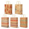 Wholesale Christmas Packaging Recyclable Brown Kraft Paper Bag