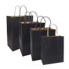 Wholesale Eco Friendly Customize Print logo Brown Kraft Paper Bag