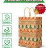 Wholesale Christmas Packaging Recyclable Brown Kraft Paper Bag