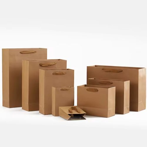 Eco Friendly Packaging Large Medium Small Size Kraft Paper Bag