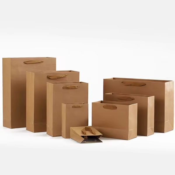 Eco Friendly Packaging Large Medium Small Size Kraft Paper Bag