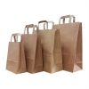 Takeaway Food Packaging Kraft Paper Bag With Customized Design