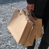 Wholesale Custom Printing Different Size Brown Kraft Paper Bags