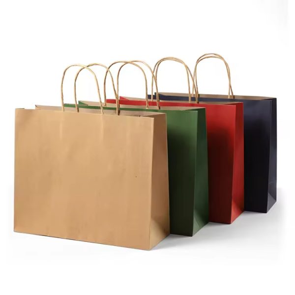 Promotion Custom Print Factory Supply Big Size Kraft Paper Bag