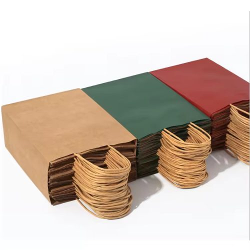 Wholesale Custom Printing Different Size Brown Kraft Paper Bags