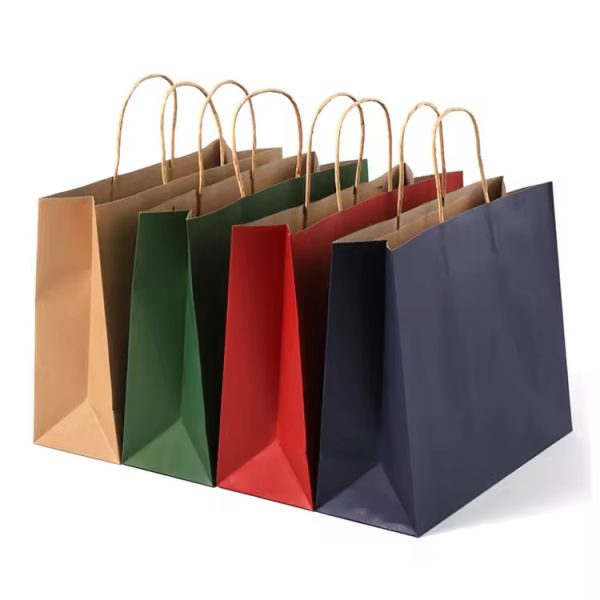 Promotion Custom Print Factory Supply Big Size Kraft Paper Bag