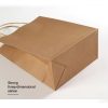 Manufacturer Wholesale Takeaway Biodegradable Shopping Kraft Paper Bags