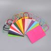 Custom Logo Recyclable Portable Kraft Paper Bags for Clothing Shoes