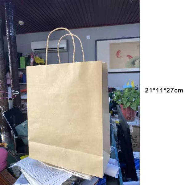 Wholesale Custom Printing Different Size Brown Kraft Paper Bags