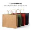 Manufacturer Wholesale Takeaway Biodegradable Shopping Kraft Paper Bags