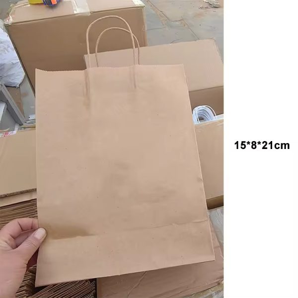 Wholesale Custom Printing Different Size Brown Kraft Paper Bags