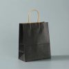 Custom Print logo Recyclable Clothes Craft Paper Gift Bags With Handle