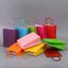 Wholesale Eco Friendly Customize Print logo Brown Kraft Paper Bag