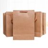Wholesale Kraft Brown Paper Bag Clothing Shoe Shopping Paper Bag