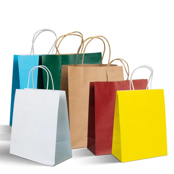 Milk Tea Delivery Packaging High-end Kraft Paper Bags wholesale