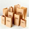 Factory Custom Food Grade Kraft SOS Bag Take Out Bread Sandwich Paper Bag