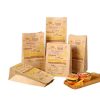 Factory Custom Food Grade Kraft SOS Bag Take Out Bread Sandwich Paper Bag