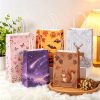 Eco-friendly Brown White Kraft Paper Bag for Take Away Paper Packaging with Customized Printing