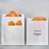 Customized Logo Pastry GreaseProof Sandwich Chip Cookie Food Grade Packaging Paper Bags