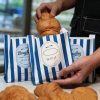 Factory Greaseproof Customized Printing Food Grade Disposable Take Away Sharp Bottom Paper Bag