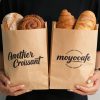 H5e47a5dbe1204c12be8dbd5ca667ffa0D Custom Oil-proof Kraft Paper Sandwich Cookie Bakery Packaging Kraft Paper Bag