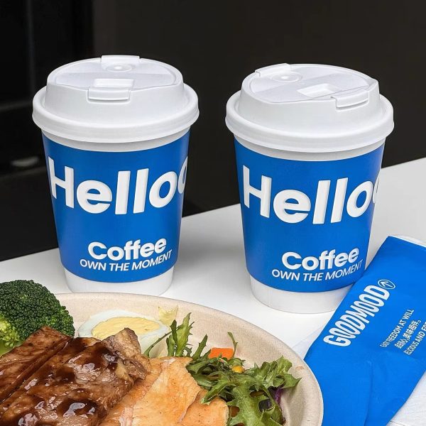 Factory Supply 4oz 8oz 12oz Custom logo China Paper Coffee Cups