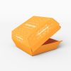 Wholesale Disposable fried Chicken Burger Box to Go Fast Food Hamburger Box