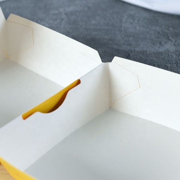 Custom Printed Hamburger Paper Box Oil Proof Takeaway Burger Container