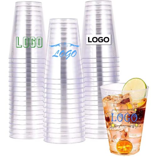 Wholesale Custom Logo 98mm Clear Disposable PET Cups Cold Drink Cups