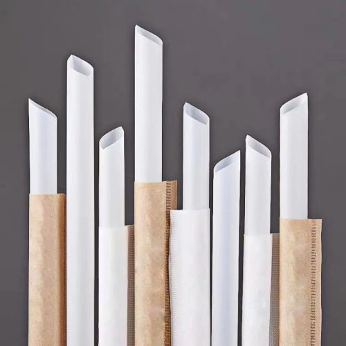 Eco-friendly Biodegradable Disposable PLA Thick Plastic Boba Straws