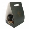 Disposable Packaging Take Away Coffee Paper Cup Carrier Holder Tray With Handles