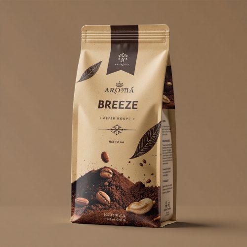 250g 500g 1lb Customized Printing Side Gusseted Coffee Bags With Valve