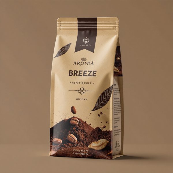 Nain-01 250g 500g 1lb Customized Printing Side Gusseted Coffee Bags With Valve