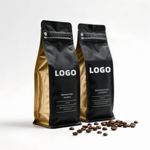 Factory Custom Packaging Bulk Flat Bottom Coffee Bag with Valve