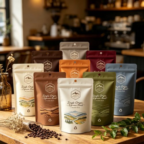 Mono-PE High Barrier Recyclable Coffee Tea Bag PPWR Compliant Zipper Pouch