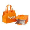 Custom Food Coffee Delivery Packaging Non-Woven Disposable Cooler Bag