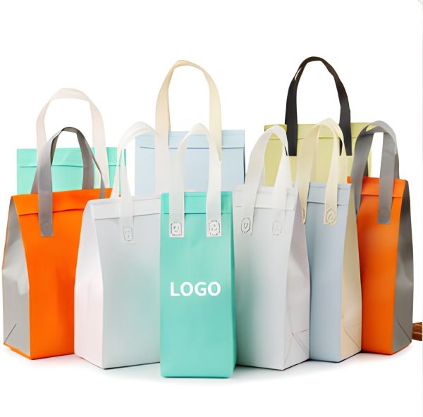Custom Logo Foldable Non-woven Waterproof Aluminum Foil Insulated Cooler Bag