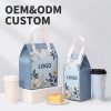 Non-Woven Fabric Food Delivery Bags with Custom Printed Insulated Takeaway Bag