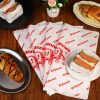Custom Burger Kraft Paper PE-Coated Sandwich Packaging Wrapping Paper
