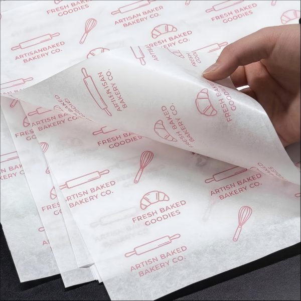 Custom Disposable Waterproof Burger Food Grade Grease Proof Paper