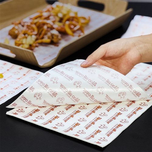 Nain-01 Custom Printed Food Grade Bread Wrapping Paper Fries Potato Chips Burrito Package