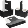 Nain-01 Manufacturer Custom Drink Carrier Handle Kraft Paper Coffee Cup Holder