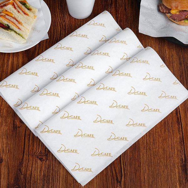 Greaseproof Burger Sandwich Custom Wrapping Paper Food-grade Wrapper Packing