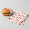 Custom Logo Food Grade Greaseproof Paper Sheets Burger Wrap Packaging