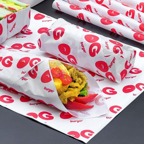 Nain-01 Wholesale Customized PE Coated Greaseproof Wrap Paper Oil Proof Single-Side
