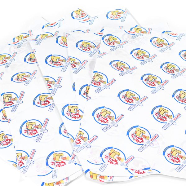 Custom Fast Food Burger Sandwich Greaseproof Packaging Paper for Wrapping Food