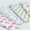 Wholesale Greaseproof Wrapping Paper for Food Burger Sandwich Bread Takeaway