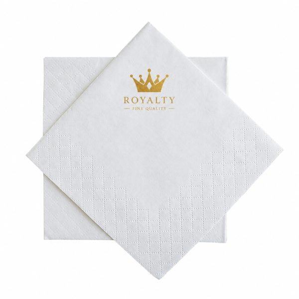 Double-layer Thick Cocktail Paper Towels Natural Wood Pulp Square Napkins