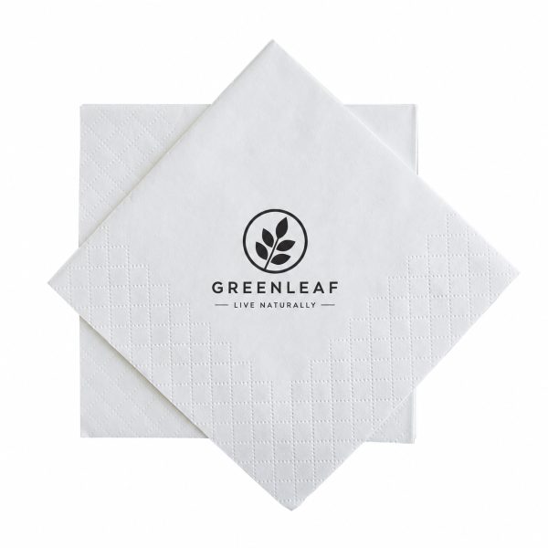 Restaurant Hotel bar Custom logo Napkins Folded Style Cocktail Napkins